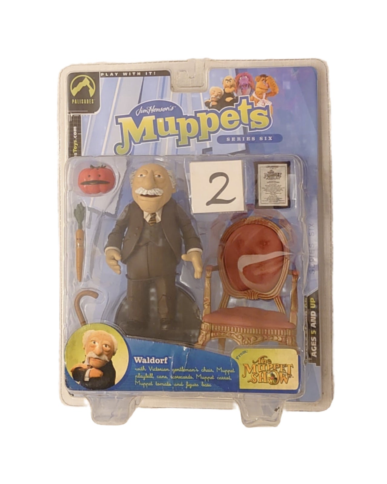 Waldorf From The Jim Henson Muppet Show A Series 6 Figure By Palisades Toys 