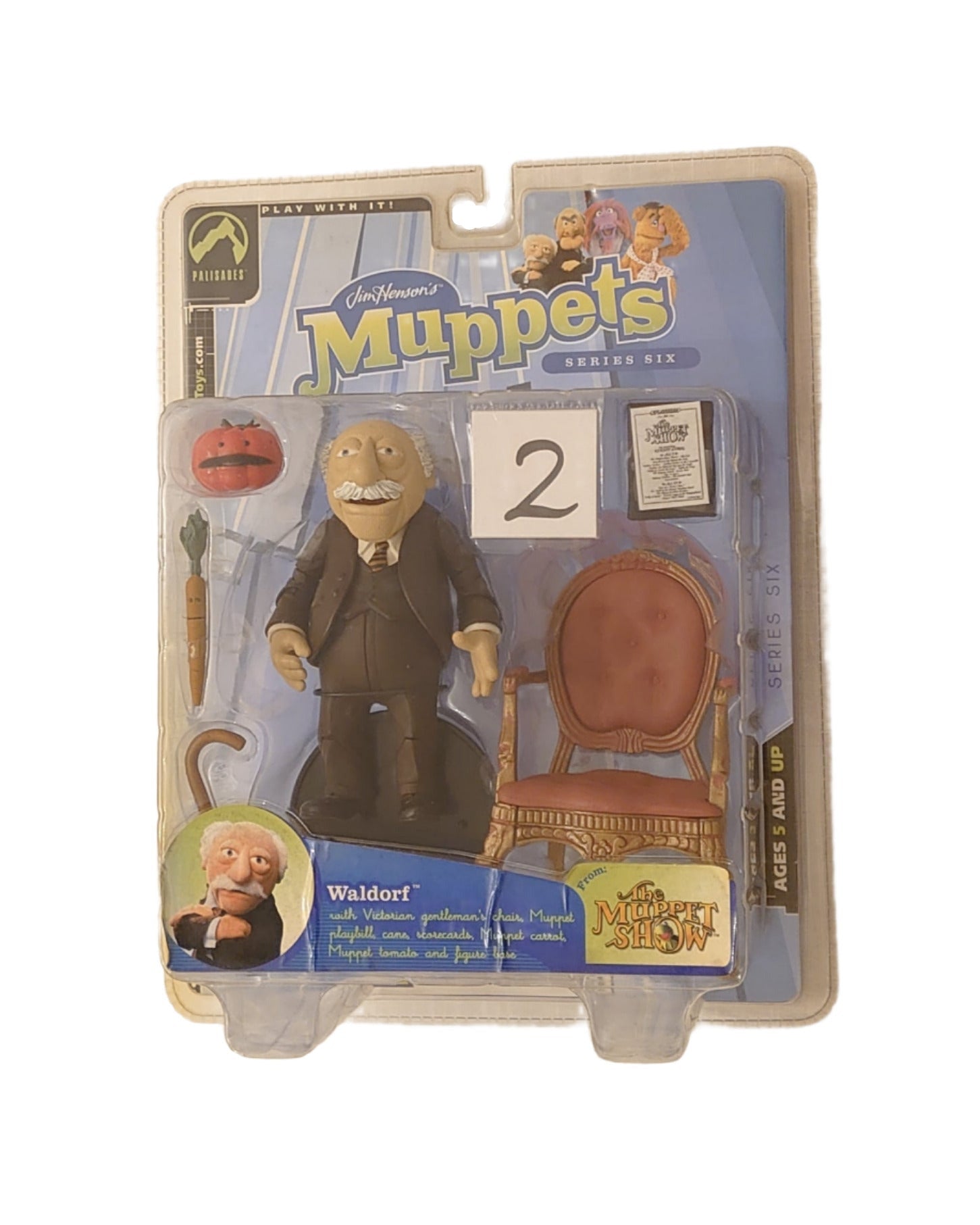Waldorf From The Jim Henson Muppet Show A Series 6 Figure By Palisades Toys